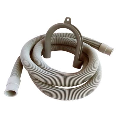 Flexible de vidange avec embout de raccordement + crosse de maintien - 2m - Somatherm For You
