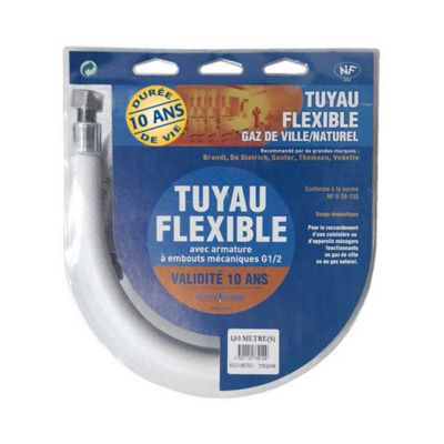 FLEXIBLE GAZ NATUREL 1.00m  10 Ans