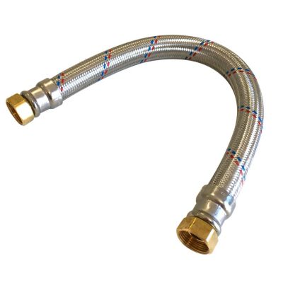 Flexible Inox 19mm Intérieur F-f 3/4" (20/27) Longueur 100cm