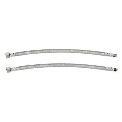 Flexibles d'alimentation 35cm 3/8'' mâle-femelle pour lavabo - GARIS - R09-P007
