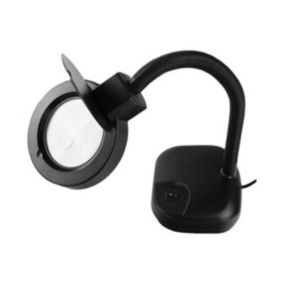 Flexo Lampe de bureau EDM Loupe de table Noir (14 x 32 cm)