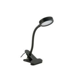 Flexo Lampe de bureau Securit Pince Noir (31 x 7,5 x 11 cm)