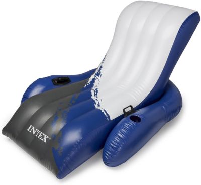 Fauteuil Piscine Gonflable Gloovi – Chaise Longue Pliante – PVC Résistant – Supporte 113 Kg – Design Semi-immergé – Été Et Plage