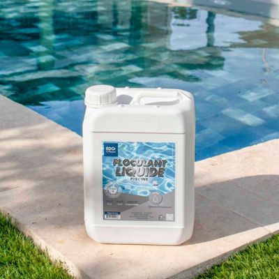 Floculant Clarifiant Piscine  - EDG - Anti Eau trouble  Spécial Eau Cristalline - Liquide - Bidon 5 Litres