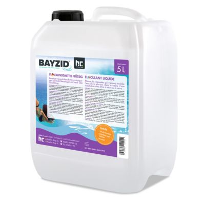 Floculant Liquide Bayzid 1 x 5 L, Traitement Haute Performance Pour Eau De Piscine Claire Et Filtration À Sable