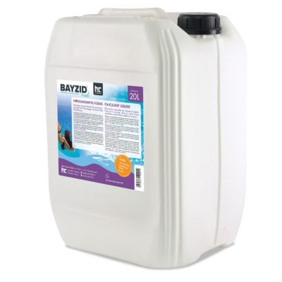 Floculant Liquide Bayzid 24 x 20 L, Traitement Haute Performance Pour Eau De Piscine Claire Et Filtration À Sable