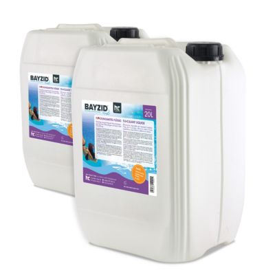 Floculant Liquide Bayzid 24 x 20 L, Traitement Haute Performance Pour Eau De Piscine Claire Et Filtration À Sable