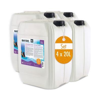 Floculant Liquide Bayzid 24 x 20 L, Traitement Haute Performance Pour Eau De Piscine Claire Et Filtration À Sable