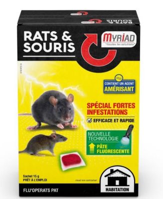 Nora Pasta 3 kg : poison professionnel pour rats et souris pour un contrôle  efficace