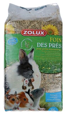 Foin des Prés Zolux 1kg naturel pour rongeurs