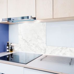 Fond de hotte Aluminum Marbre - 99deco - L70xH90 cm Ep.3 mm