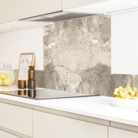 Fond de hotte Aluminum Pierre - 99deco - L70xH90 cm Ep.3 mm