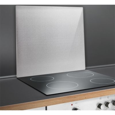 Fond de hotte en acier inox brossé Gris, L. 56 x l. 47 x H. 0.3 cm, PALO