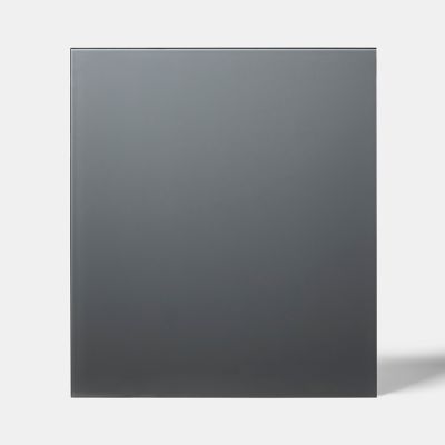 Fond de hotte en verre anthracite GoodHome Nashi l. 90 cm x H. 70 cm x ép. 5 mm