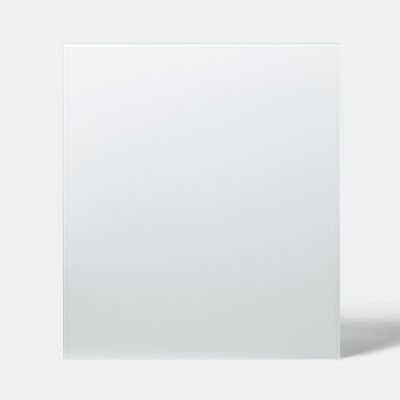 Fond de hotte en verre GoodHome Nashi blanc l. 60 cm x H. 70 cm x Ép. 5 mm