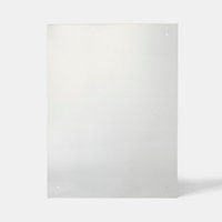 Fond de hotte en verre GoodHome Nashi transparent l. 60 cm x H. 80 cm x Ep. 5 mm