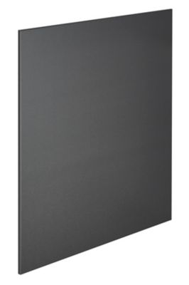 Fond de hotte inox brossé noir 60 x 70 cm