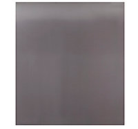 Fond de hotte inox métal brillant GoodHome Kasei l. 60 cm x H. 70 cm x ép. 10 mm