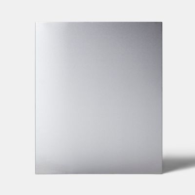 Fond de hotte inox métal brossé GoodHome Kasei l. 90 cm x H. 70 cm x ép. 10 mm