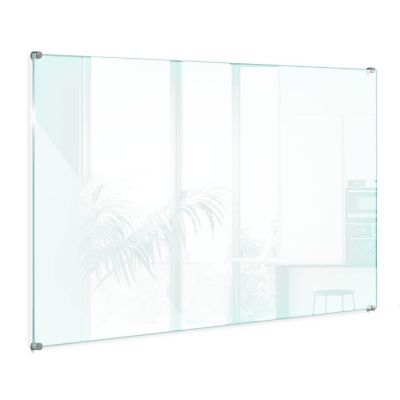 Fond De Hotte Wallfluent 100x70 cm Transparent Protection murale transparente pour évier