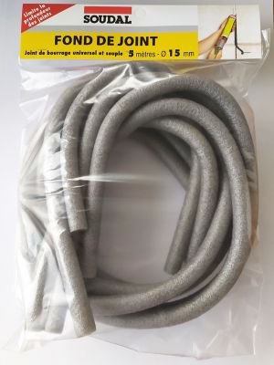 Fond de joint Soudal diamètre 15 mm x L.5 m