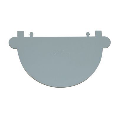 Fond gouttière universel à coller 25 gris PVC Fitt