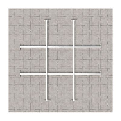 Fondation à visser pour abri de jardin en aluminium ESD 7 / EPD 7 / EFD 7 / EFDL 7 Ecostar