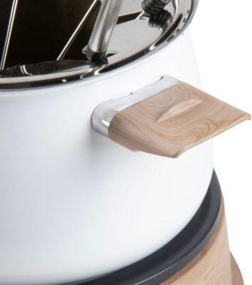 Fondue Electrique  - DOMO - DO736F - 1500 W - 2 L - 8 personnes - Blanc/Bois
