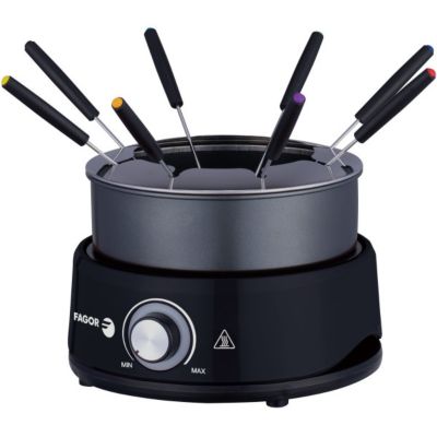 Fondue Electrique  FAGOR - FGFD8 - Capacité 1,6L - Jusqu'a 8 personnes - Thermostat réglable - 800W
