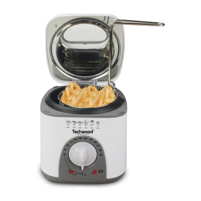 Fondue/Friteuse 1 L - Techwood TFF-81 - Puissance 950W - thermostat réglable de 80 à 190 degrés