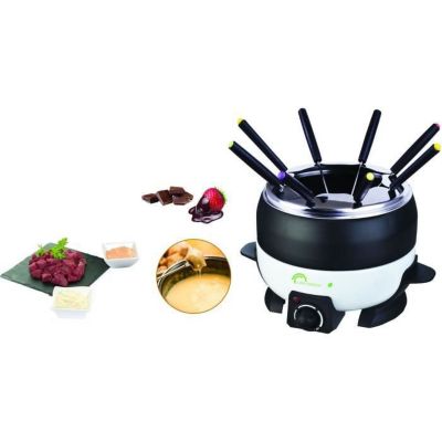 Fondue LITTLE BALANCE - Happy Fondue - Capacité 2L - Jusqu'à 8 personnes - Thermostat réglable - 800 W