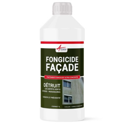 Fongicide  Anti dépôt vert concentré pour murs façade.  - 1 L (jusqu'à 250 m²) - ARCANE INDUSTRIES