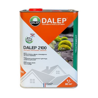 Fongicide professionnel concentré DALEP 2100 bidon 5 L - traitement démoussage et imperméabilisation