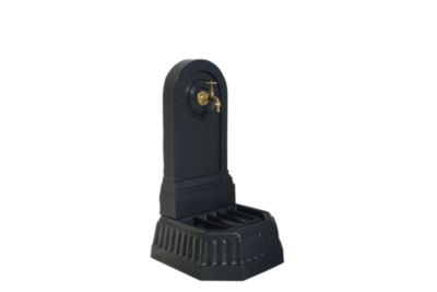 Fontaine citadine gris 7016 avec robinet standard H. 70cm X L. 35cm, Dommartin