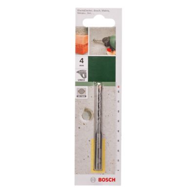 Foret béton Bosch en acier emmanchement SDS quick Ø.4 x L.175 mm