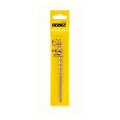 Foret béton DeWalt DT6556-QZ en acier et carbure de tungstène emmanchement cylindrique Ø.6 x L.150 mm