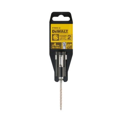 Foret béton (x1) - dimensions Ø.4 x L.110 mm - emmanchement SDS Plus - DeWalt