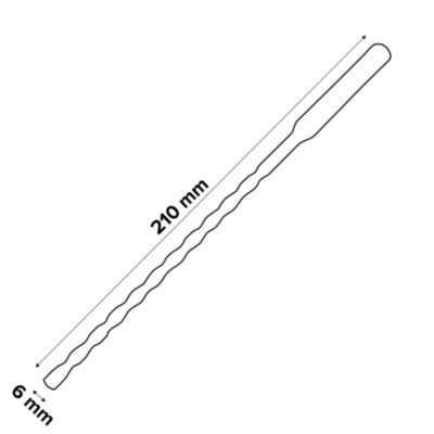 Foret béton (x1) - dimensions Ø.6 x L.210 mm - emmanchement SDS Plus - Erbauer