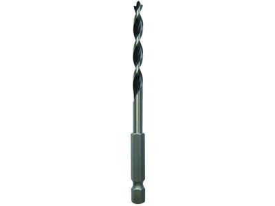 Foret bois 3 pointes, queue hexagonale Quick Change 3 mm x 80 mm - Réf 10803720300