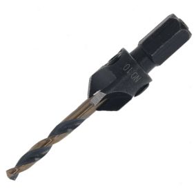 Foret bois à chanfreiner n°10 en acier Dewalt