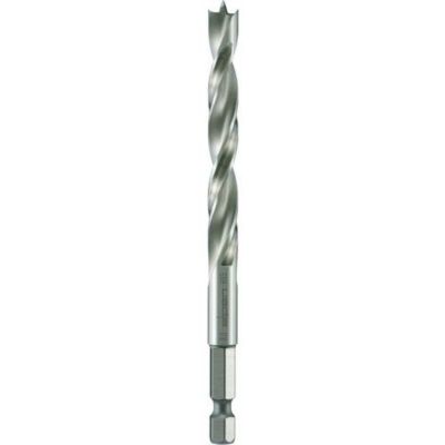 Foret bois Alpen 3 mm HSS, tige hexagonale 1/4" 74 mm - réf. 0062200300100