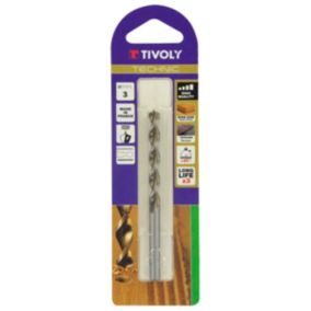 Foret Bois Diam3mm Gradué Acier HSS Perçage très précis des bois durs - Affutage Speed-point GOLD Exclusif TIVOLY