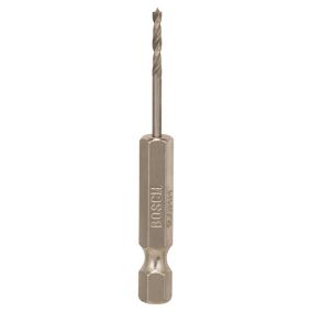 Foret bois (x1) - dimensions Ø.2 x L.62 mm - emmanchement hexagonal - Bosch