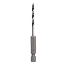 Foret bois (x1) - dimensions Ø.3 x L.79 mm - emmanchement hexagonal - Universal