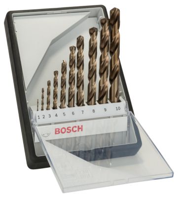 Foret métal vendu par 10 Bosch taille de 1 à 10 mm