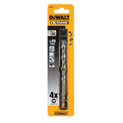 Foret métal (x1) - dimensions Ø.10 x L.133 mm - emmanchement 3 méplats - DeWalt