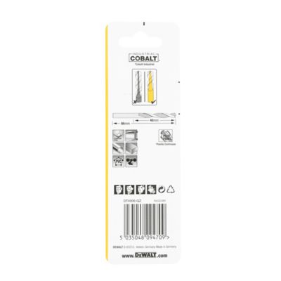 Foret métal (x1) - dimensions Ø.5 x L.86 mm - emmanchement 3 méplats - DeWalt