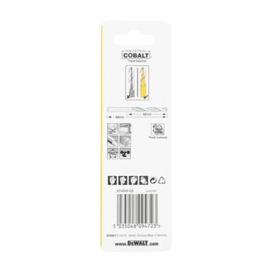Foret métal (x1) - dimensions Ø.6 x L.93 mm - emmanchement 3 méplats - DeWalt