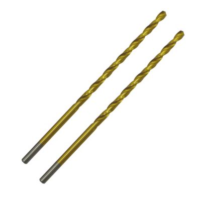 Foret métal (x2) - dimensions Ø.3 x L.100 mm - emmanchement Cylindrique - Erbauer