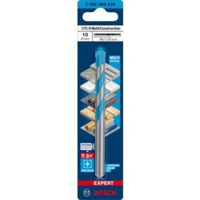 Foret multi matériaux (x1) - dimensions Ø.10 x L.80 mm - emmanchement Universel - Bosch